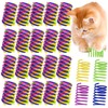 XUHN Spiral Cat Toy, Pack of 100, Spiral Toy, Cat,