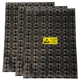 Daarcin Open Top Super Large ESD Bags Antistatic Bag Large ESD Anti Static Bags for Motherboard Video Card LCD Screen Electronic Device with Anti-Static Labels（30X40cm