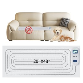 Scat Mat for Dogs and Cats, 41"x19"Rechargeable pet Shock mat,3 Adjustable Safe Modes, Indoor Dog & cat countertop Deterrent,Keep Pets Off Counters, Furniture, Couch, Sofa, Bed,Shock Pads for Cats