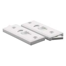 Prime-Line F 2627 White Plastic Tilt Latch (1 Pair)