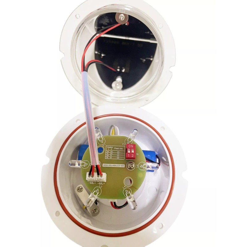 PilotLights.net Marine Solar Warning Light - PRO GREEN LED Marine