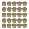 Tan Fence Caps – 25 Pack of 1-Inch Pool Fence