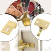 eMagTech 4Pcs Pure Brass Bird Latches with Screws Window Elbow
