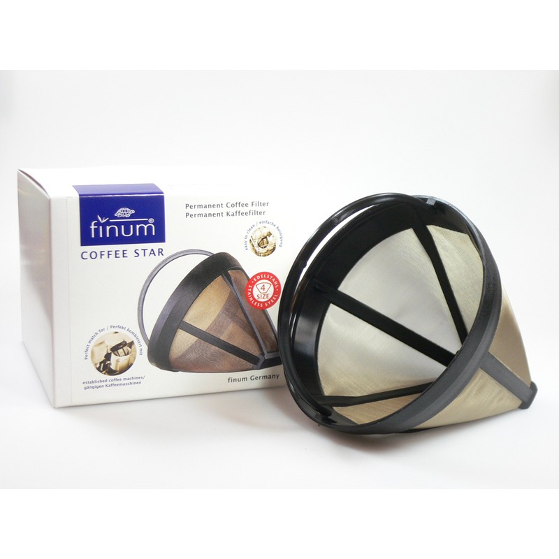 Finum Reusable and Sustainable Coffee Filter with Stainless Steel Infusing