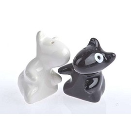 Dog Friend, Friend, Pet Lover – The Most Unusual Loving Dog Bull Terrier Terrier Mini Cool Black and White Salt Shaker