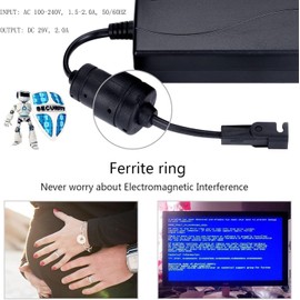 2-Pin Power Adapter for Okin Serta Ergomotion Keeson Control Box CB4620 MC121BS MC120PR MC120BS MC232 02-290020 83488 CB1220 LT-26975,3-Piece Switching Power Set Adjustable Bed Base Replacement Kit