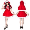 Clear Stone Miminoel Cosplay Rabbit Cape Santa Women's M Red