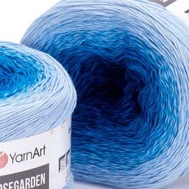 YarnArt Flowers Rosegarden - Hilo de algodón 100% algodón, 250 g, 1094 yardas, multicolor, para primavera y verano (316)