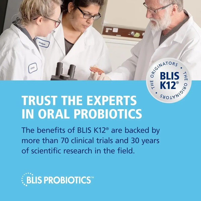 Blis Throathealth Oral Probiotic, Most Potent Blis K12 Formu