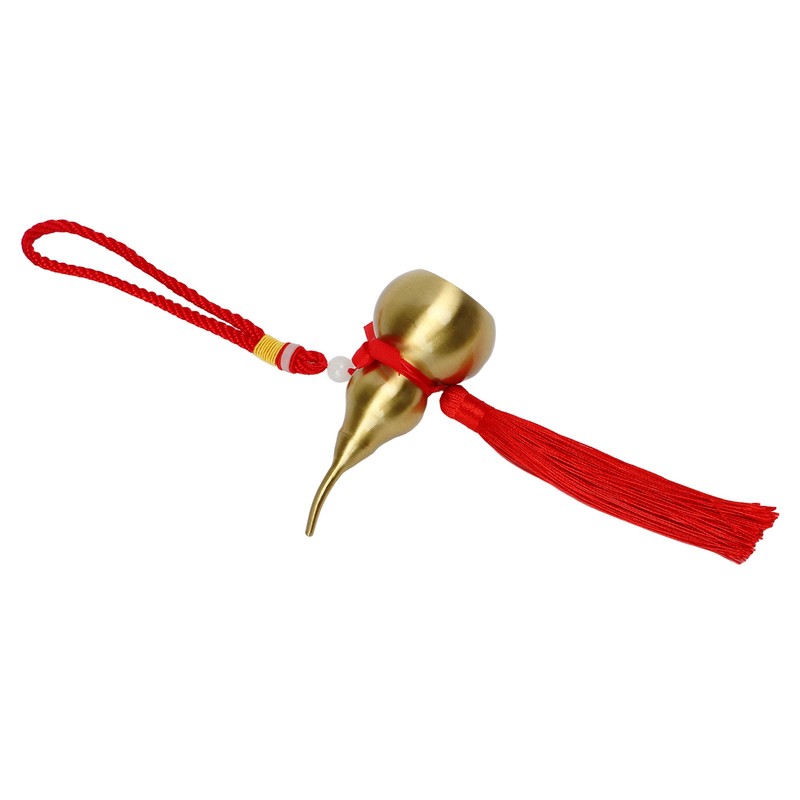 Feng Shui Wu Lou Red Lucky Tassel 10cm High Rope