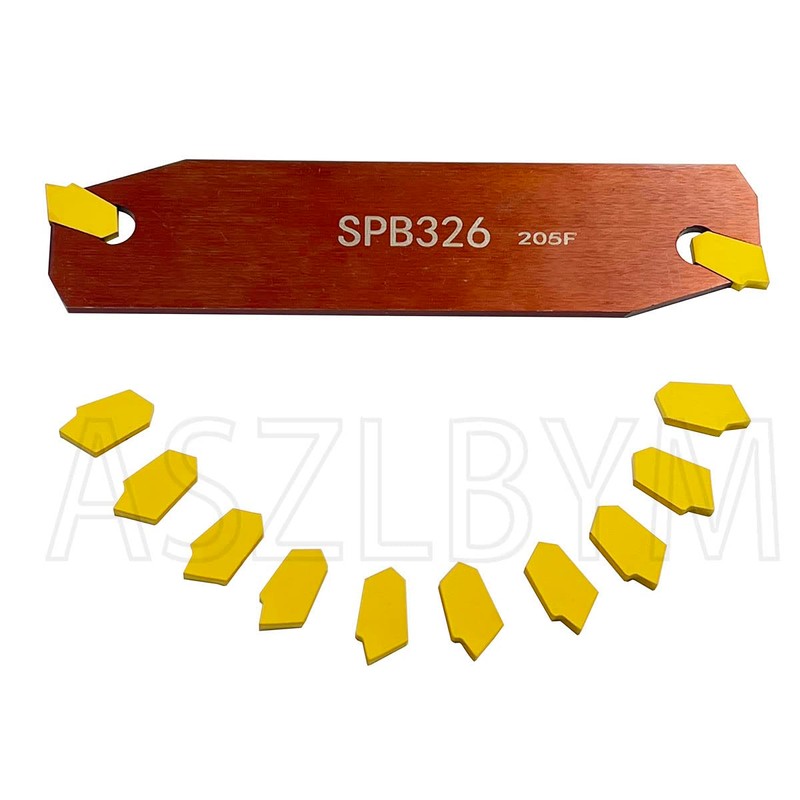 ASZLBYM Lathe Turning Tools Slotted SPB26-3, Cutting Insert Lathe CNC