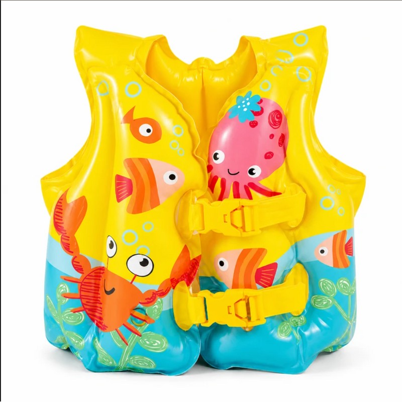Inflatable Swim Training Vest for Kids – Lightweight PVC Buoyancy