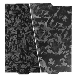 Sifrothy Camouflage+Black Forged Carbon Fiber 3D Printer Build Plate for Bambu Lab A1 Mini,184x184mm Spring Steel Plate,Double Sided Flexible Sheet Removable Platform