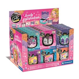 Clementoni 18818 Crazy Chic - Lovely Eyeshadow: Fox - Eyeshadow Makeup Safe and Hypoallergenic Cosmetic Set for Girls 6 Years Easy to Wipe Clean with Water - Multicoloured