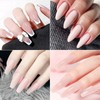 Light Pink Nail Builder Gel Nail Extension Clear Coffee Nail