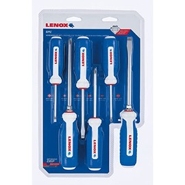 LENOX Tools Screwdriver Set, Simulated Diamond, 6-Piece (LXHT60904)