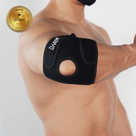 Intense Elbow Brace Tennis Elbow Badminton Sports Black