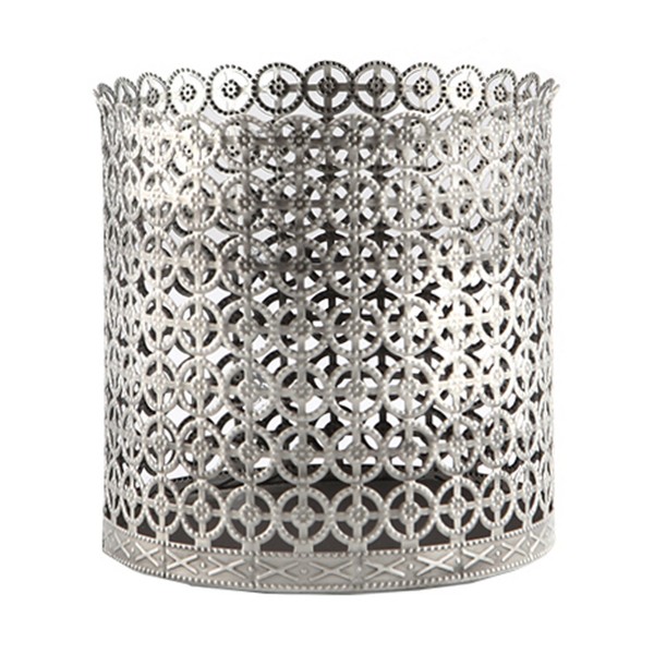 Circle Cross Designed Vintage Hairbrush Holder Antique Make up Brush