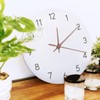 jojofuny Clock Movement Mechanism Replacement Kit with Walnut Wood Hands