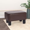 Joveco Small Footstool Ottoman Footrest Modern Rectangular Padded Seat for