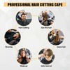 Omvoina Professional Haircut Cape with Adjustable Snap Closure and Neck