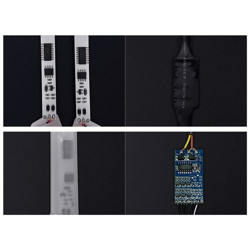 30cm Flexible Car LED Strip Light Sequential Dynamic White to