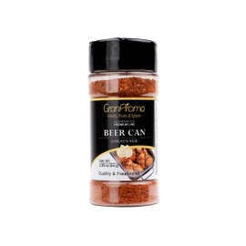 GranAroma Beer Can Chicken Rub, Savory & Spicy Blend, Seasoning for Grilled Chicken, Roasted Vegetables, BBQ Dishes (2.99 Ounce)