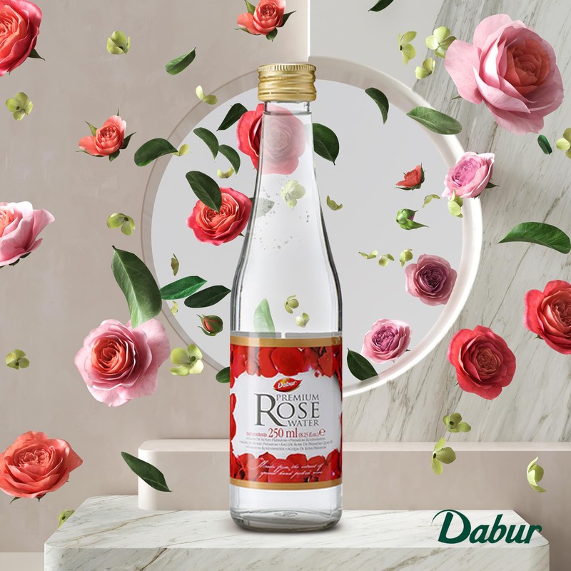 Dabur Rose Water - Elevate Your Culinary Artistry & Unveil