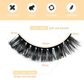 Focallure Lashes Bloom False Eyelashes-TL02 Cluster Long Thick False Eyelash Makeup Eyelash Extensions Eyelashes Extensions