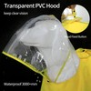 MAMORE Dog Raincoat,Waterproof Dog Raincoat Hooded Poncho with Adjustable Belly
