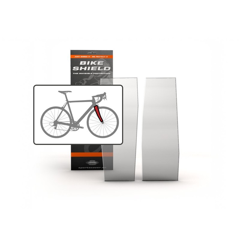 Bike Shield Fork Protection, Transparent Gloss