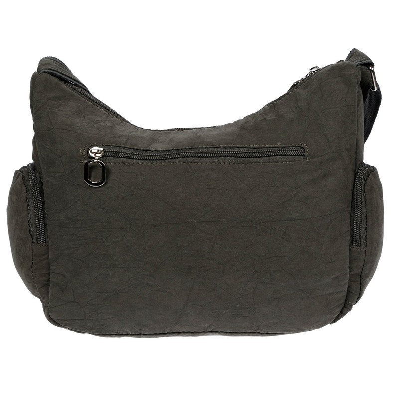 Christian Wippermann Women's Canvas Shoulder Bag, darkgray, shoulder bag