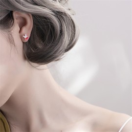 MALOYANVE Small Christmas Earrings Cute Irregular Alloy Santa Reindeer Snowman Tree Jingling Bell Lollipop Stud Earrings for Women Xmas Holiday Jewelry Costume Outfit Accessories (Christmas Bells and Reindeer)