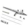 Dual-Action 2cc Gravity-feed Airbrush 3 Tip Set (0.2mm 0.3mm 0.5mm)
