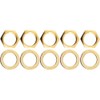 DIAO79NI 5Pcs American 3/8" Fine Knurled Guitar Toggle Switch Nut