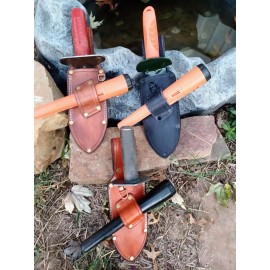 Handmade Metal Detecting Digging Tool/PinPointer Sheath. (Booker Leather)