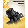 10 Micron Inline Fuel Filter with 1/2" 3/8" 5/16" Barb
