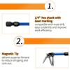 Meccion PZ2 Impact Driver Bits 50mm Length 10Pcs Professional Pozidriv
