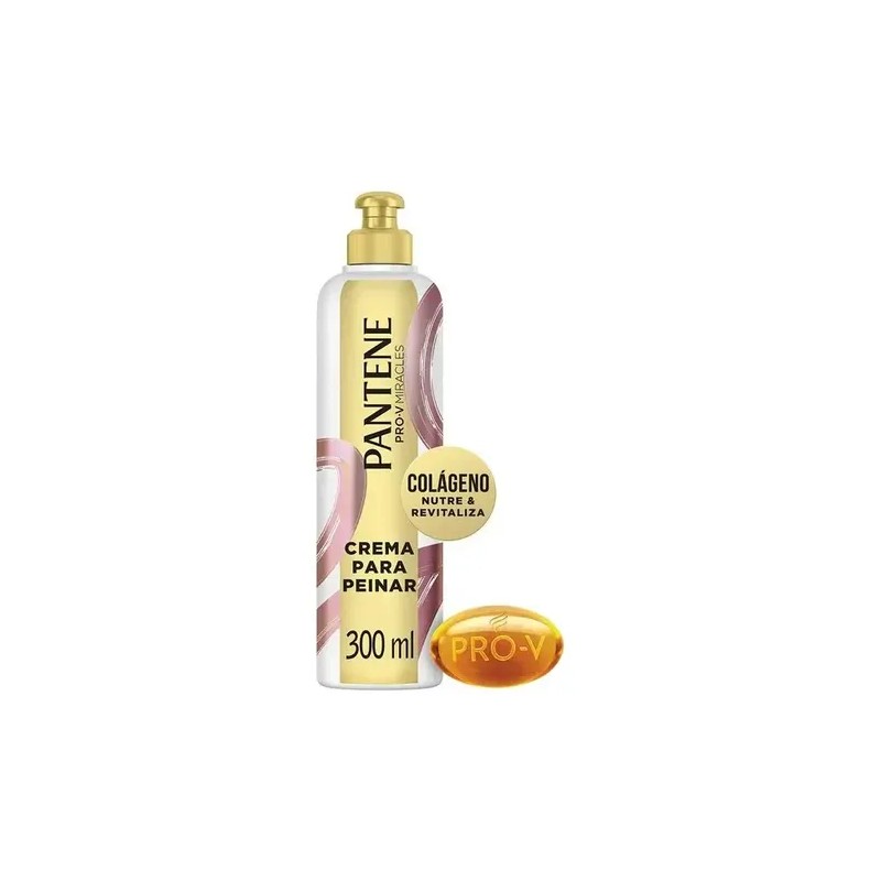 Crema Peinar Pantene Pro Miracles Colágeno 300 Ondas Relajadas