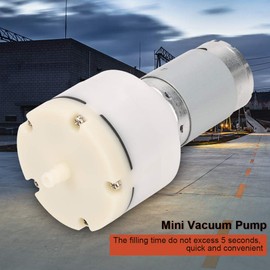 Mini Air Pump DC 12V Micro Vacuum Pump 80KPa Low Noise Pumping Booster Suction Pump Replacement