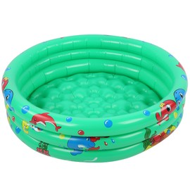 Round Inflatable Baby Toddlers Swimming Pool Portable Inflatable Children Little Green Pool Home Indoor Outdoor for Kids Girl Boy90cm/35.4in Green
