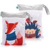 Pack of 2 Nappy Bags, Nappies Wet Pockets, Nappy Bags,