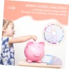jojofuny 4sets Savings Challenge Binder Cash Tracking Sheets Portable Replacement