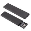 Aluminum M.2 NVME SATA SSD Enclosure Adapter, USB3.1(440+ MB) M.2