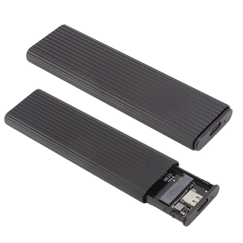 Aluminum M.2 NVME SATA SSD Enclosure Adapter, USB3.1(440+ MB) M.2