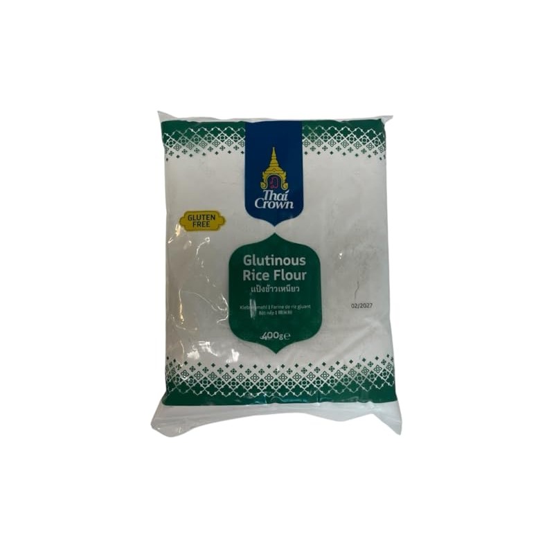 Thai Crown Glutinous Rice Flour 400g (Pack of 2) -