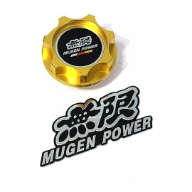 Unbranded GOLD OIL FILLER CAP FOR HOND AND ACURA MUGEN POWER CIVIC EG6 EK9 ACCORD SI CRV