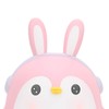 Piggy Bank Cartoon Cute Penguin Shape Pink Large Capacity Coin