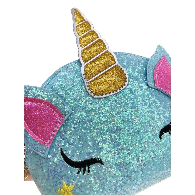 Women Unicorn Sequin Glitter Crossbody Shoulder Purse Handbag Satchel Shell