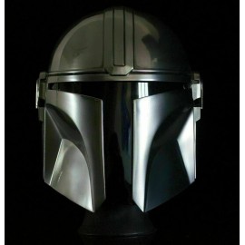 ANTIQUEERA Mandalorian Helmet With Liner and Chin Strap (For LARP/Costumes/